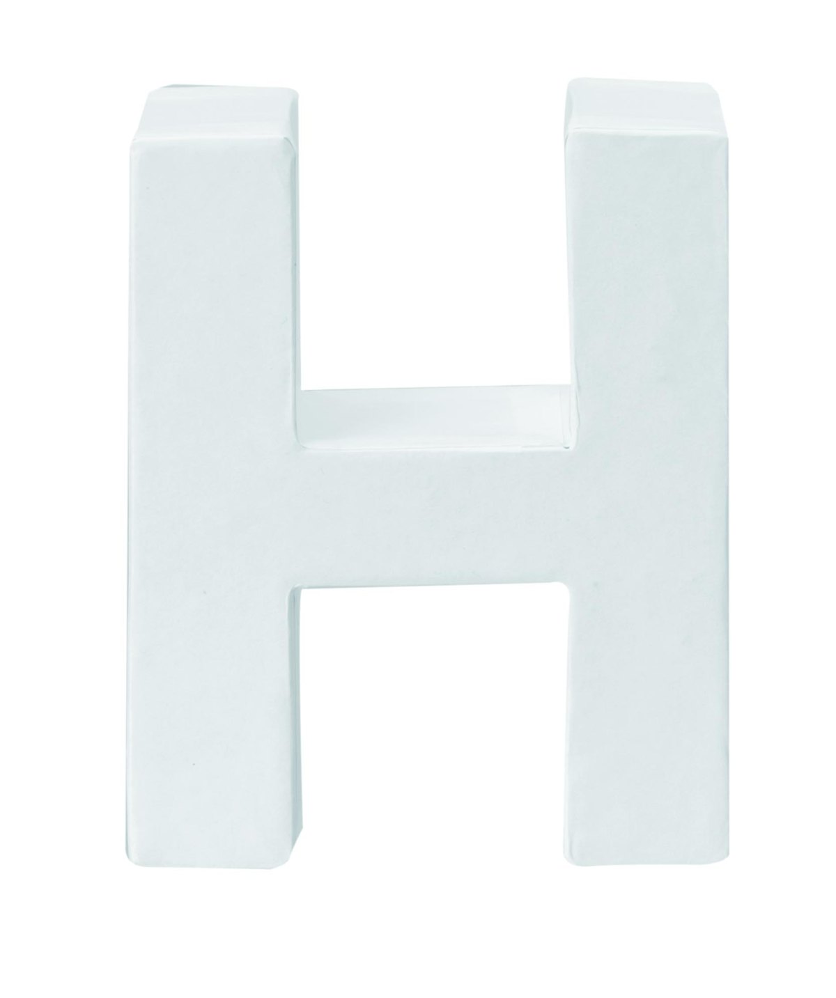 Papp-Buchstaben H 10x3,5cm